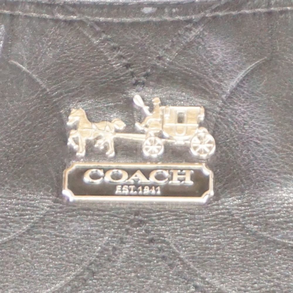 COACH Black Mia Embossed Leather Bag, E1069-15731 - Picture 4 of 11